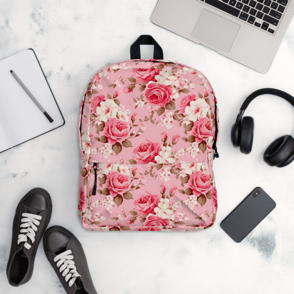Pink roses Backpack